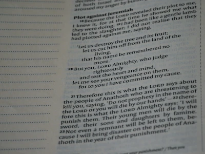 A close-up view of a page from a printed book, displaying text in a serif font. The text is laid out in paragraph form, with each line justified accordingly. The page includes a heading in bold, with some parts of the text also emphasized by bold typography. Margins are present, and the page seems to have a slightly yellowish tone, suggesting it may be from a book with an aged or classical appearance.