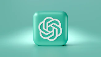 a square object with a knot on it