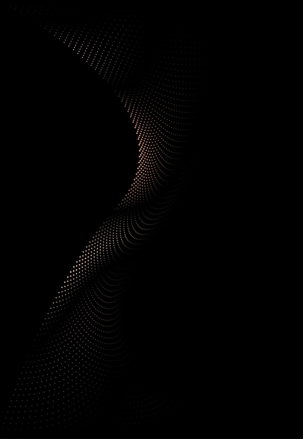 a black background with a pattern of dots