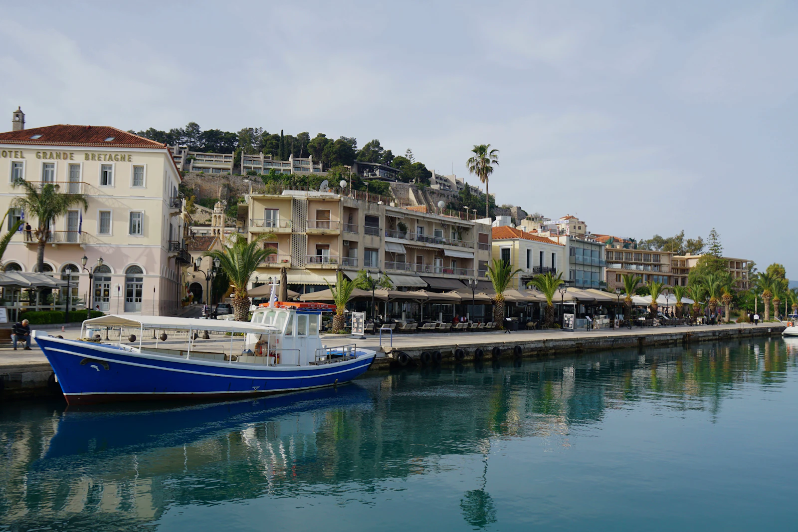 Greek harbor