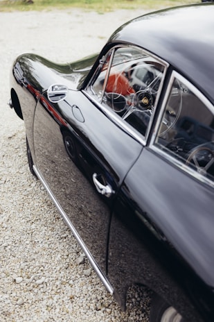 Close-up of a car being carefully inspected by an autoveritas expert.