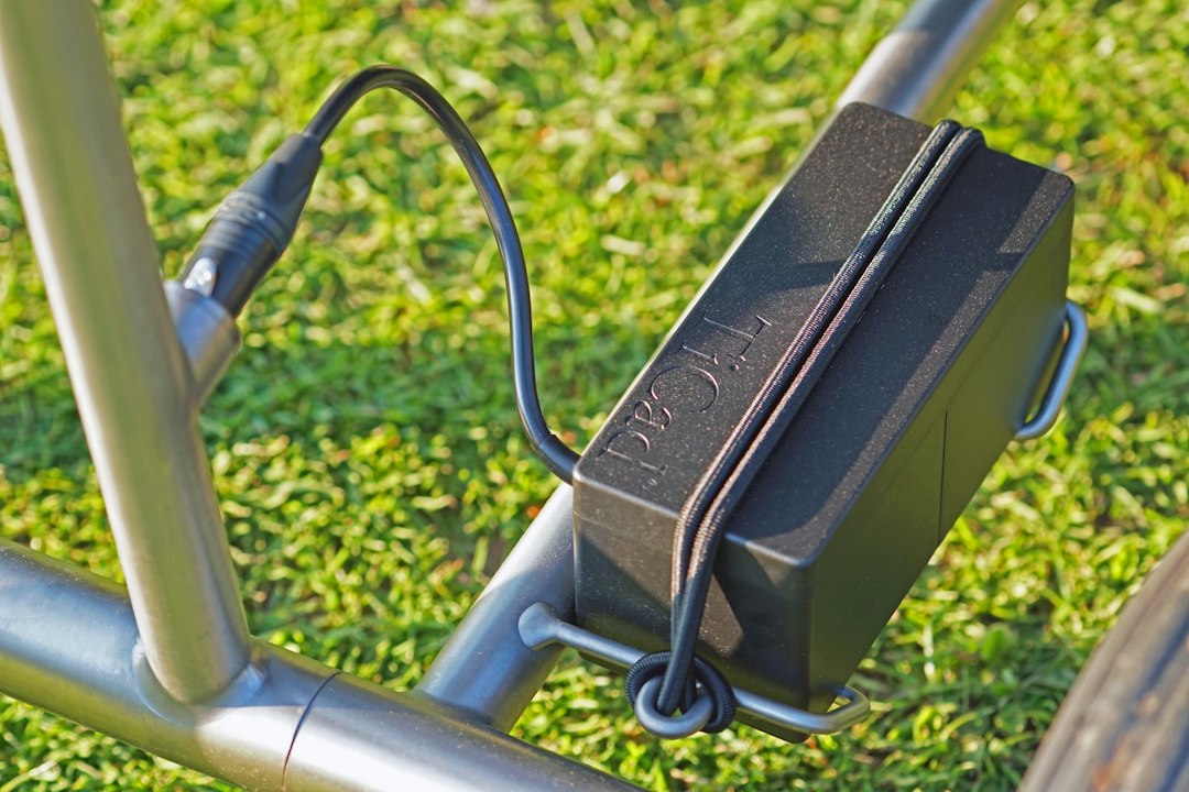 portable battery pack closeup