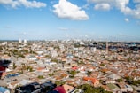 A panoramic view of a bustling Mumbai neighborhood with residential buildings and commercial spaces.