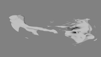 Abstract elegant graphic of language learning symbols in soft blue and gray tones.