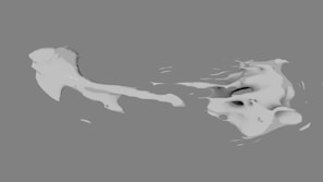 Abstract technology illustration with flowing data streams and digital nodes in gray tones.