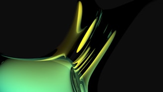 A vibrant green abstract design representing creativity and innovation.