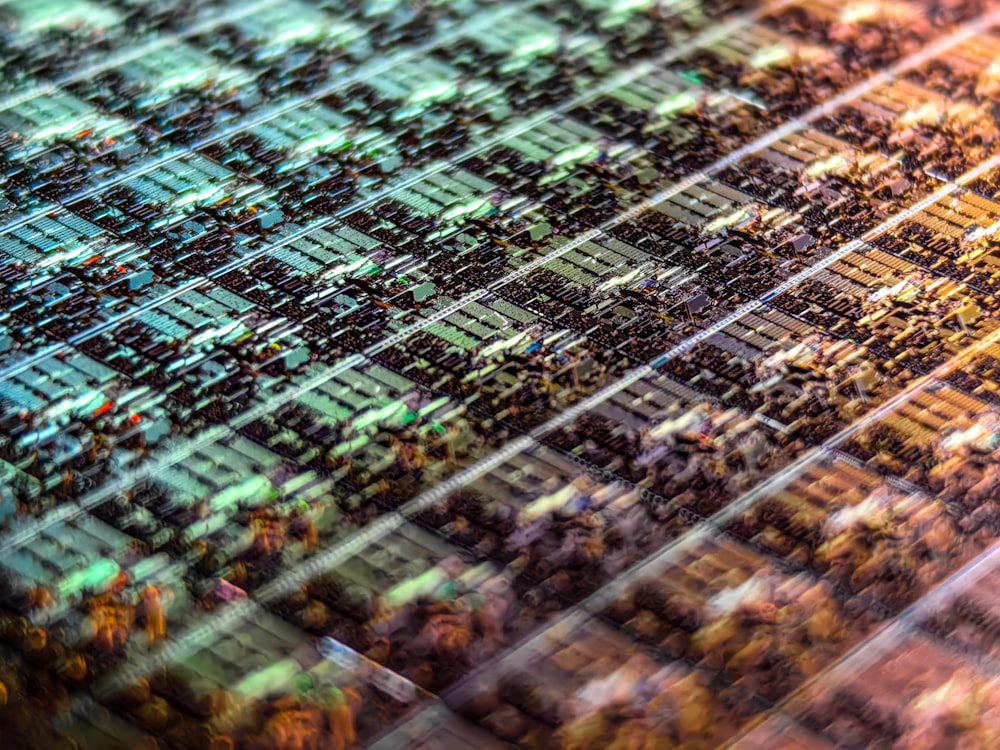 a close up view of a computer keyboard