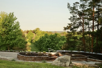 An image of a peaceful garden area for residents to enjoy.