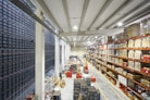 a large warehouse filled with lots of boxes