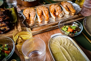 Baked Salmon Dinner