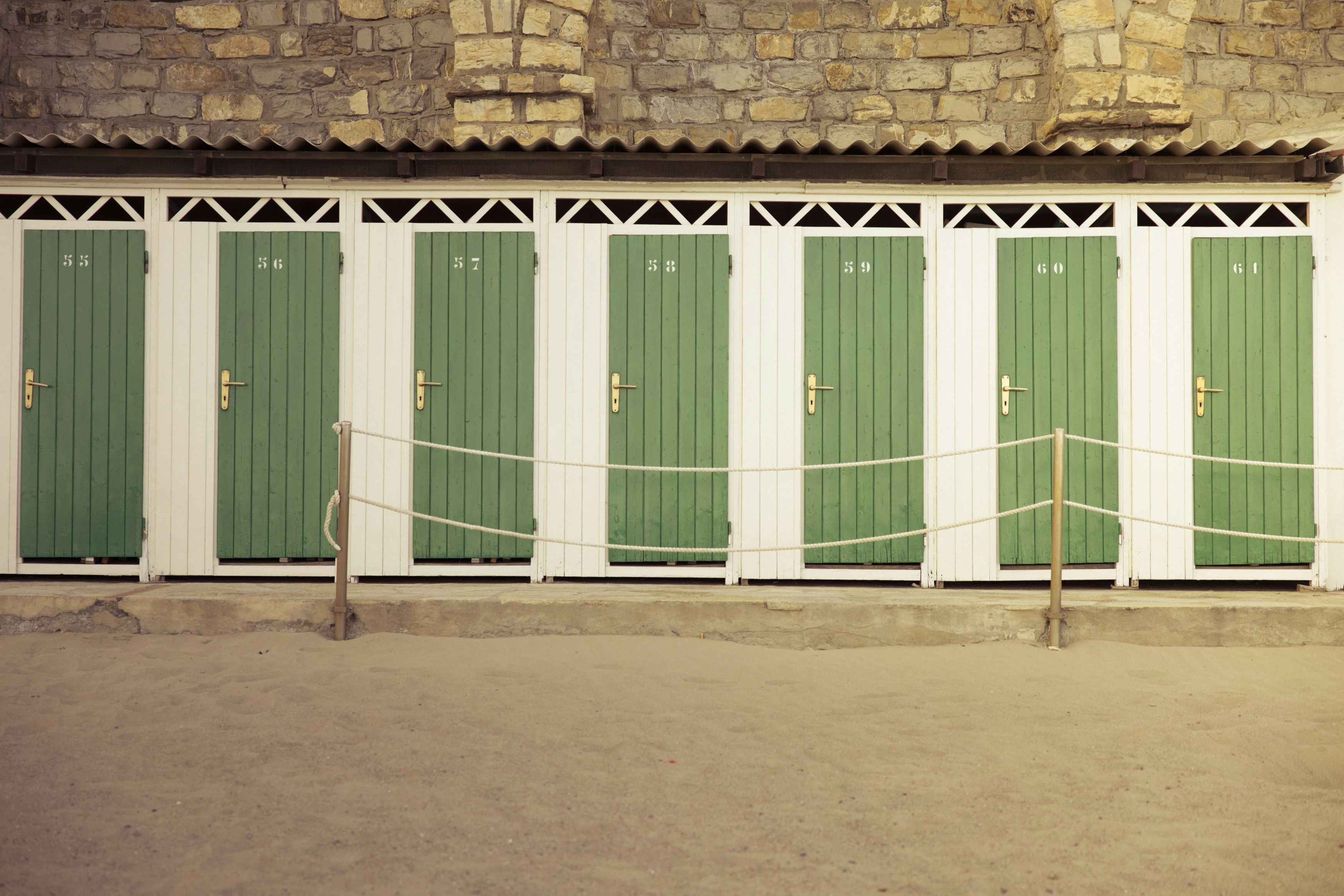 Beach locker room