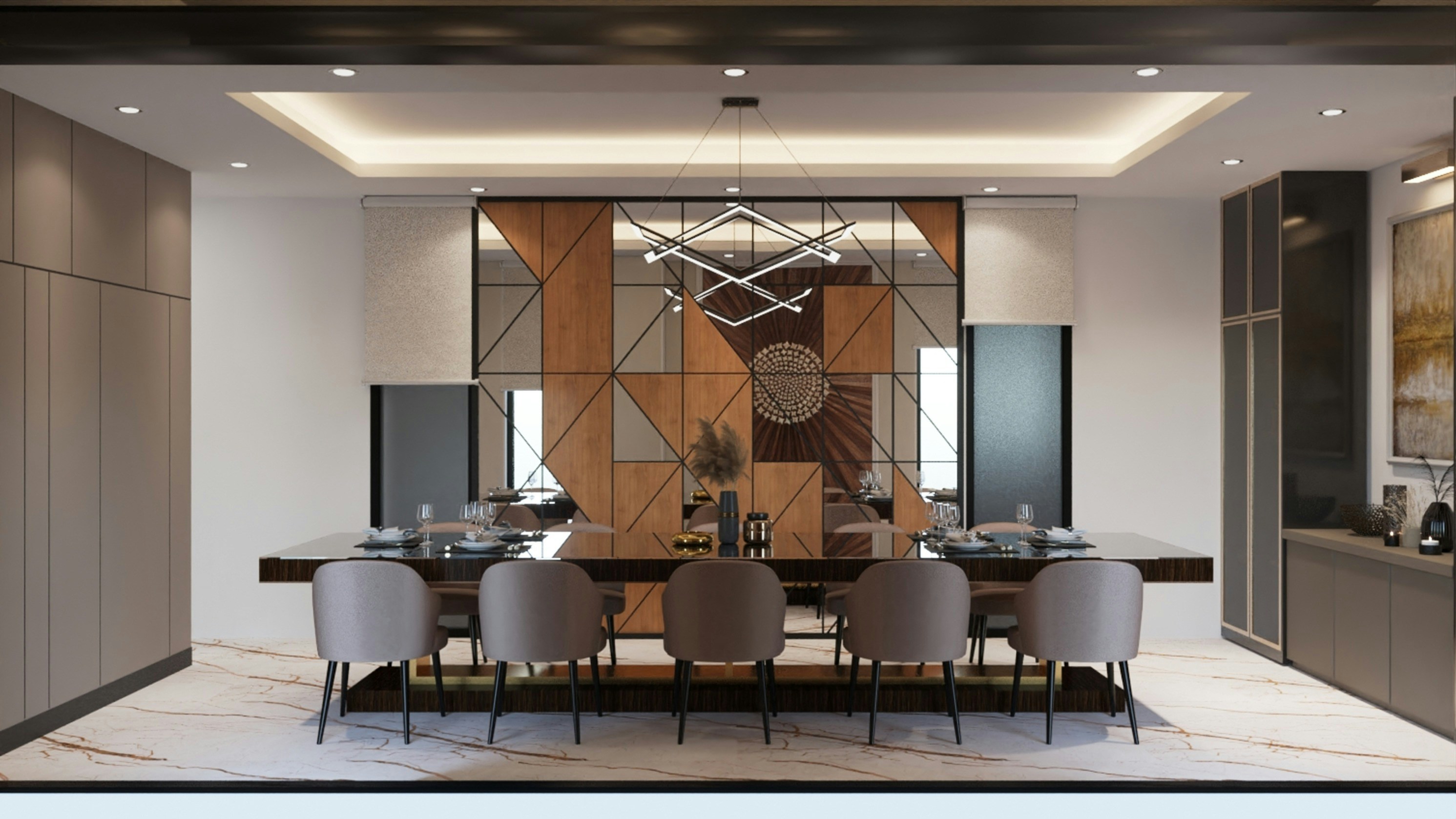 Mesa de comedor elegante