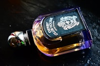 An elegant bottle of perfume from Suzy Cosmetik's collection.
