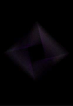 a black background with a purple square in the middle