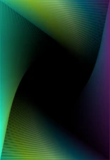a black background with a multicolored pattern