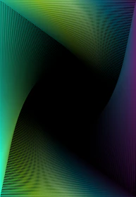 a black background with a multicolored pattern