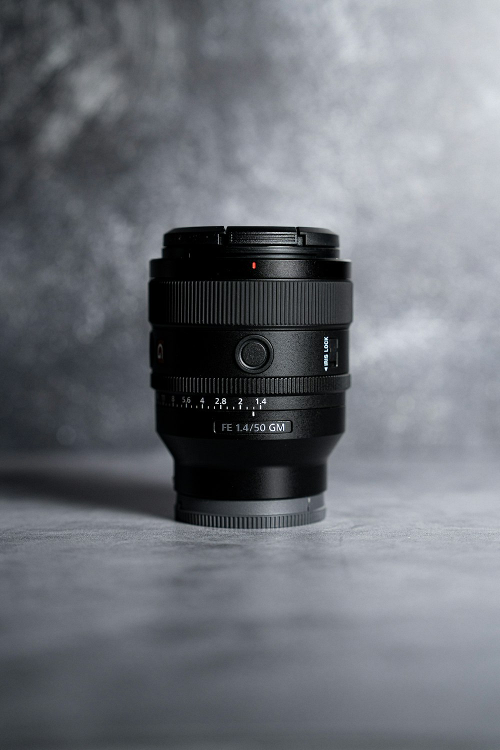 a camera lens sitting on top of a table