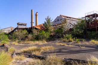 An industrial site ready for redevelopment.