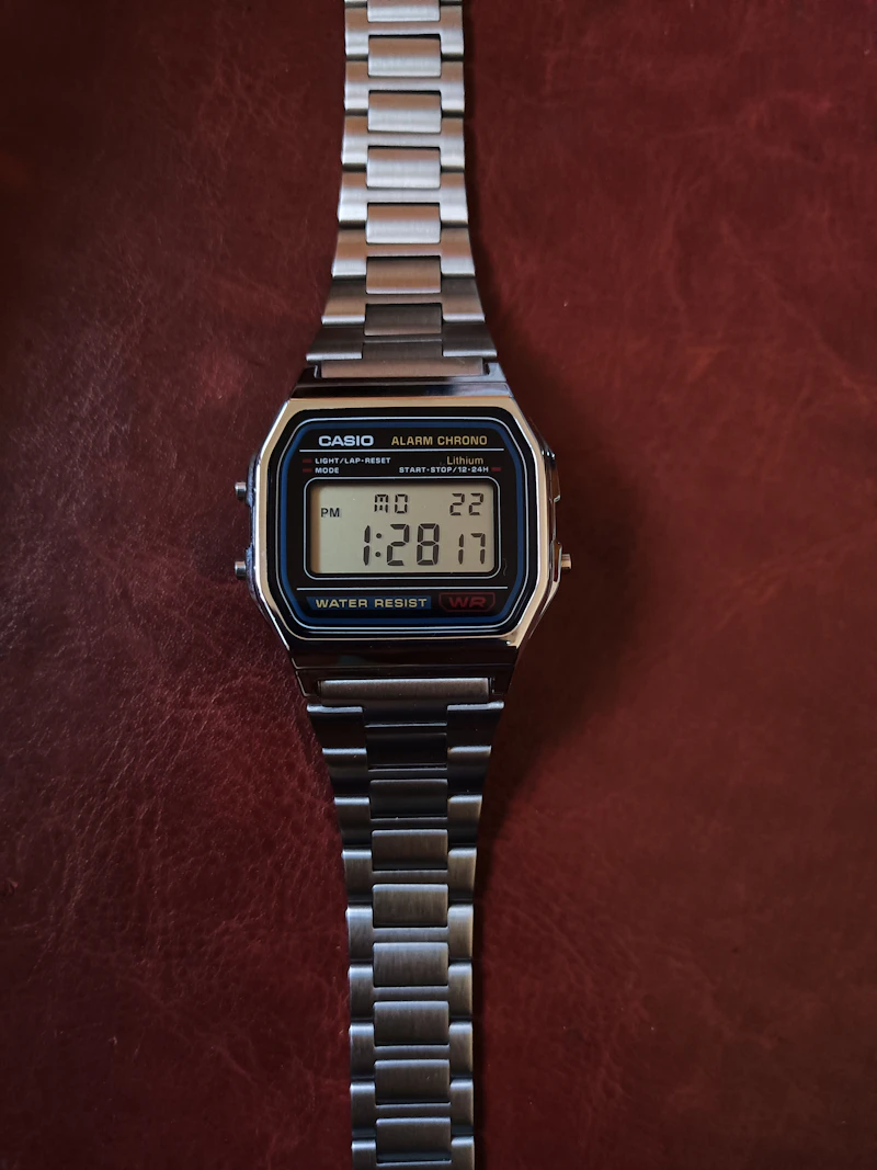 Casio Vintage A168WA-1 ElectroLuminescence Digital Steel Watch