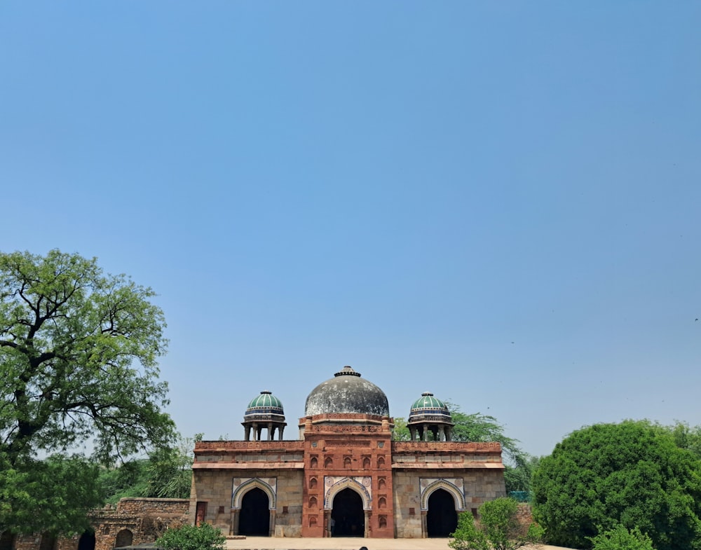 a large building with a dome on top of it