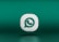 a green and white whatsapp icon on a green background