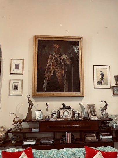 A cozy living room featuring elegant home decor items.