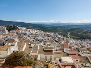 a view of a city from a high point of view