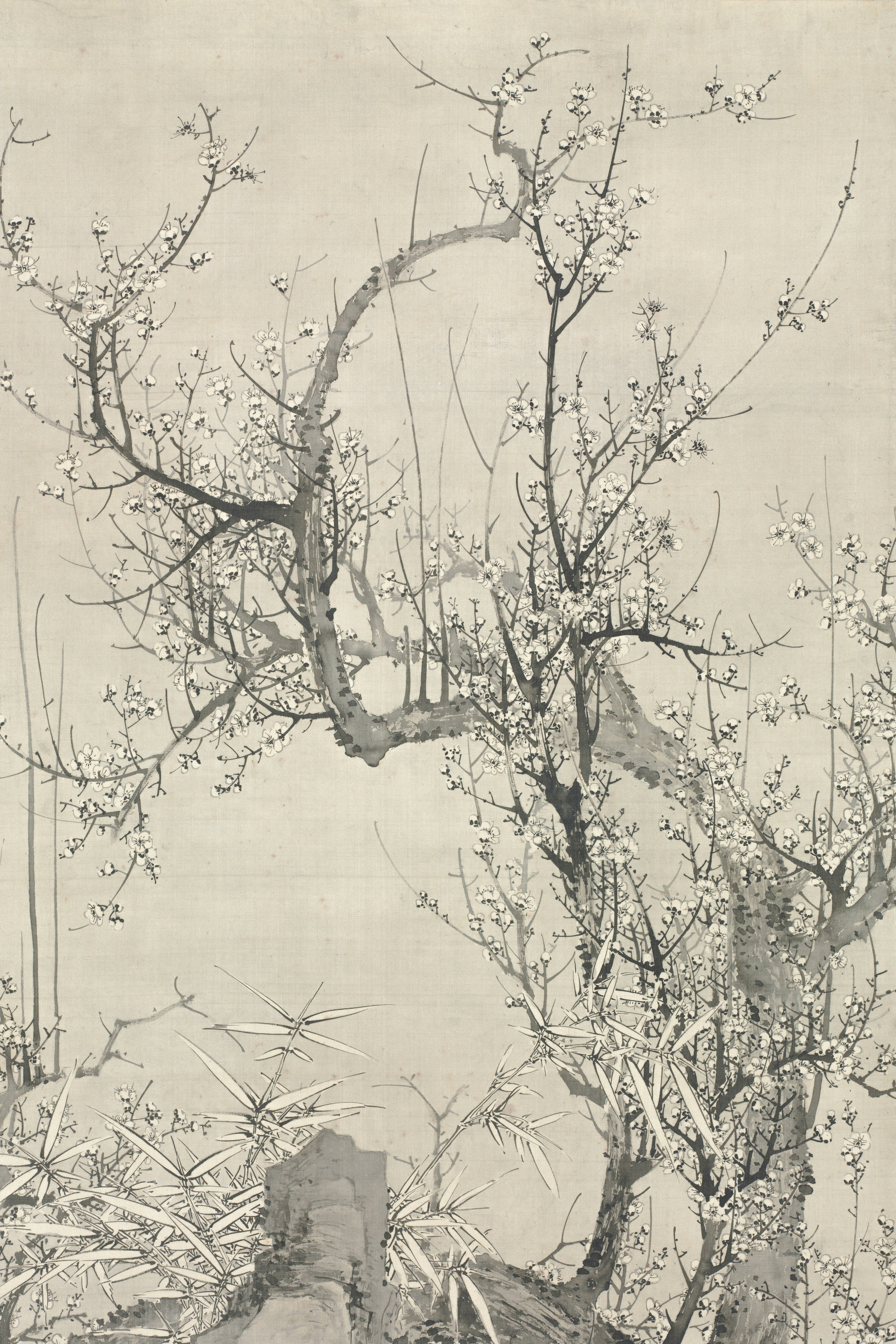 Colorful fabric painting