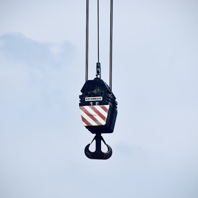 a ski lift with an american flag painted on it
