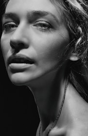 A sleek, modern digital portrait with dynamic lighting and bold contrasts.