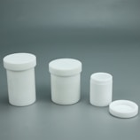 Variety of storage containers in different sizes and shapes.