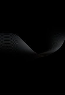 A subtle gold line tracing a quiet curve against a deep black background.