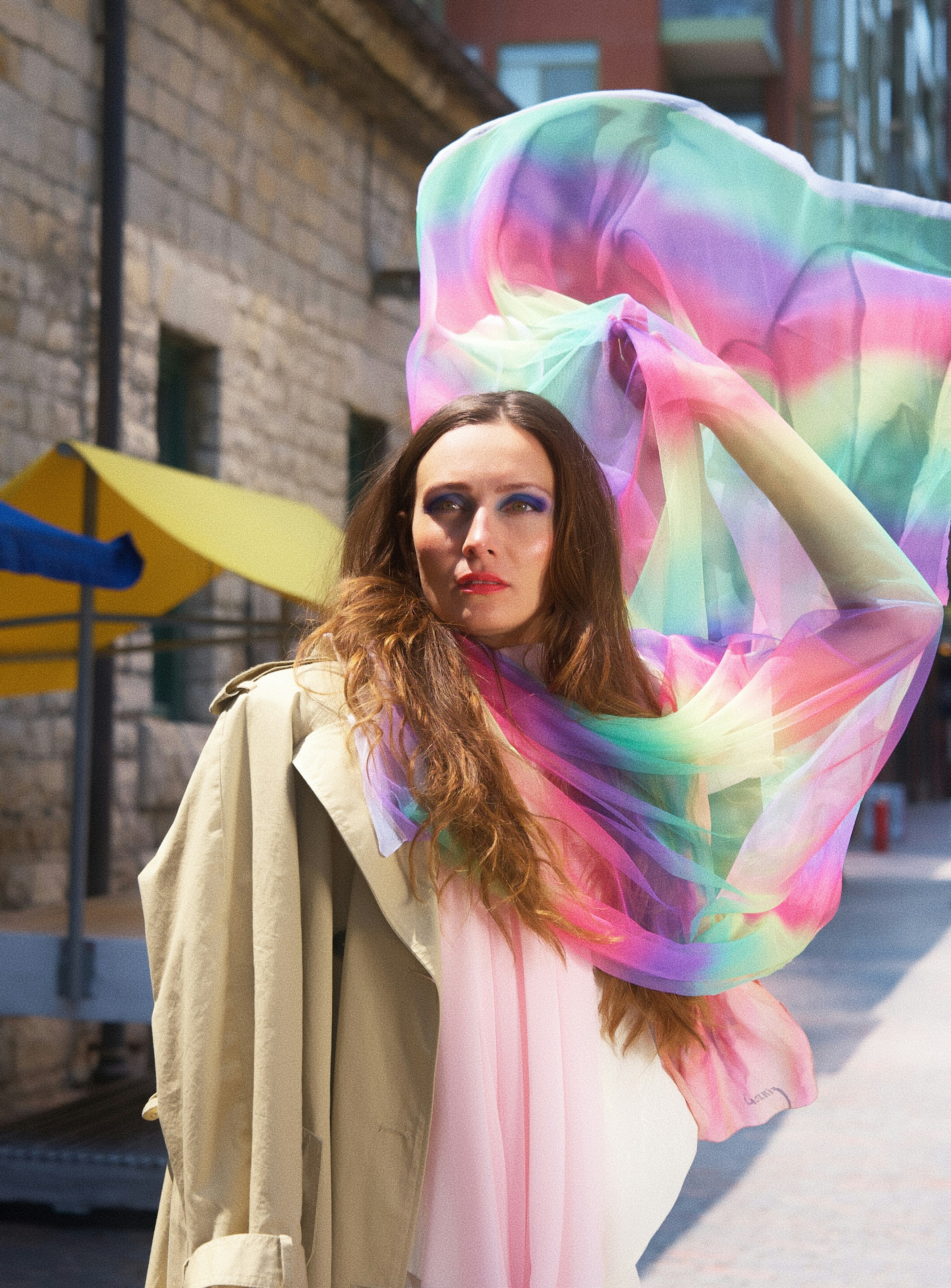Flowing Silk Scarf