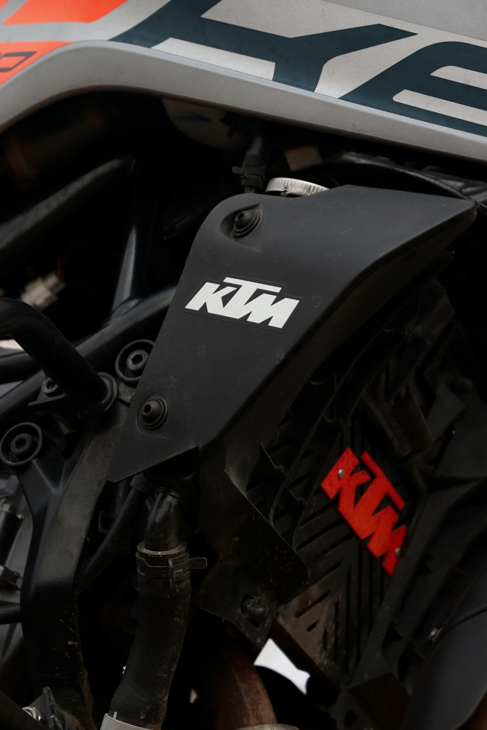 a close up of the front of a motorcycle