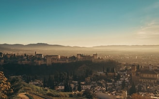 A panoramic view of Alanya's historical castle overlooking the city.