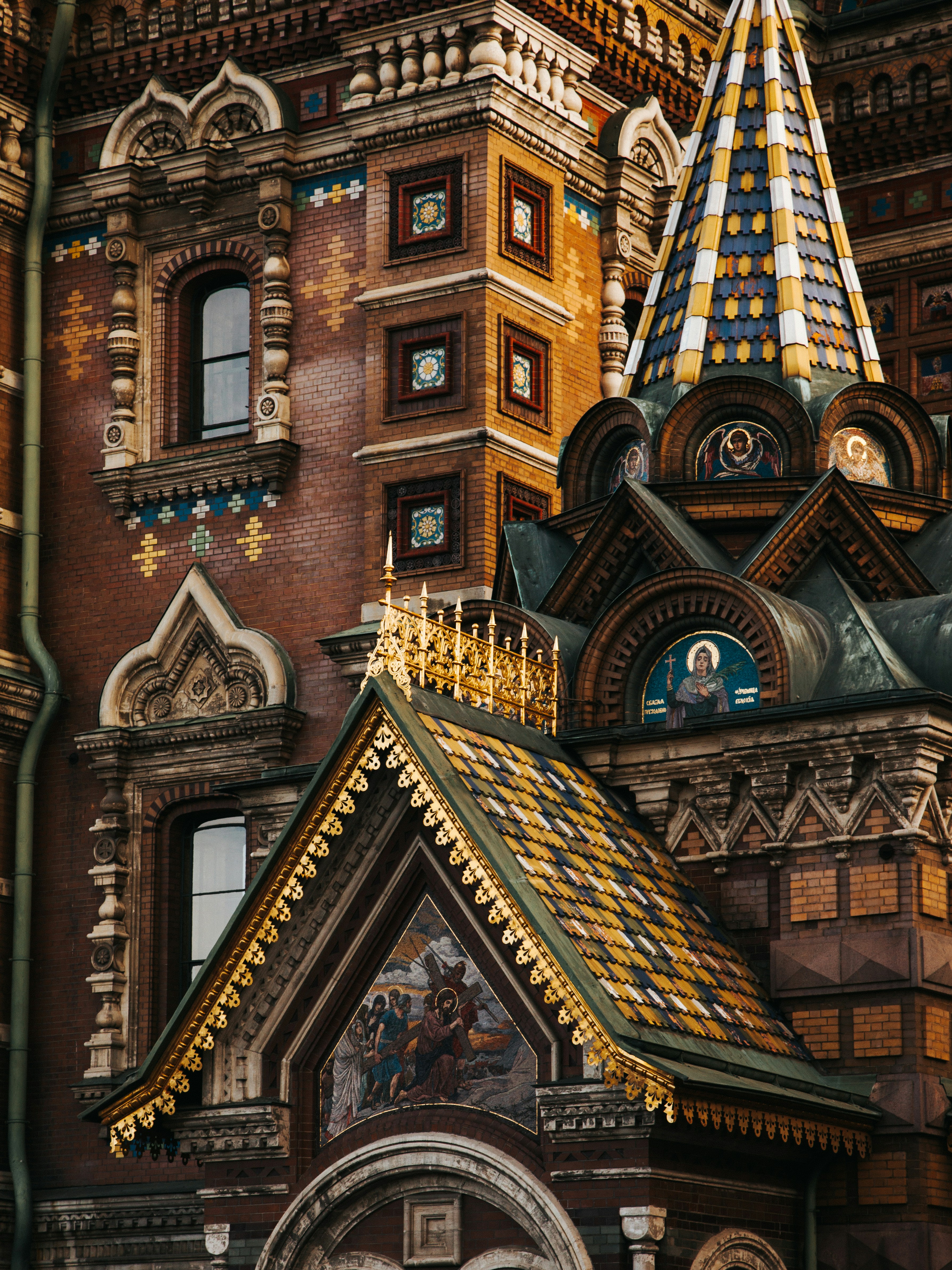 a building with a clock on the front of it