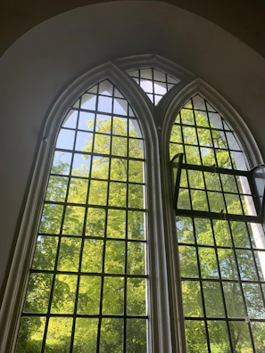 Interior view highlighting natural light through sturdy impact windows.