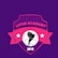 A purple background features a pink emblem with the words 'Latin Academy' at the top. The emblem contains a black outline map of South America overlaid on a soccer ball pattern. Below the map is the year 2015 in white. Two white stars are placed on either side of the soccer ball.
