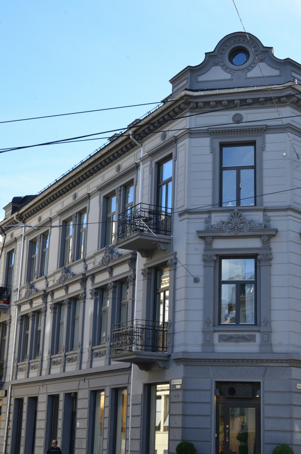 a building with a clock on the top of it