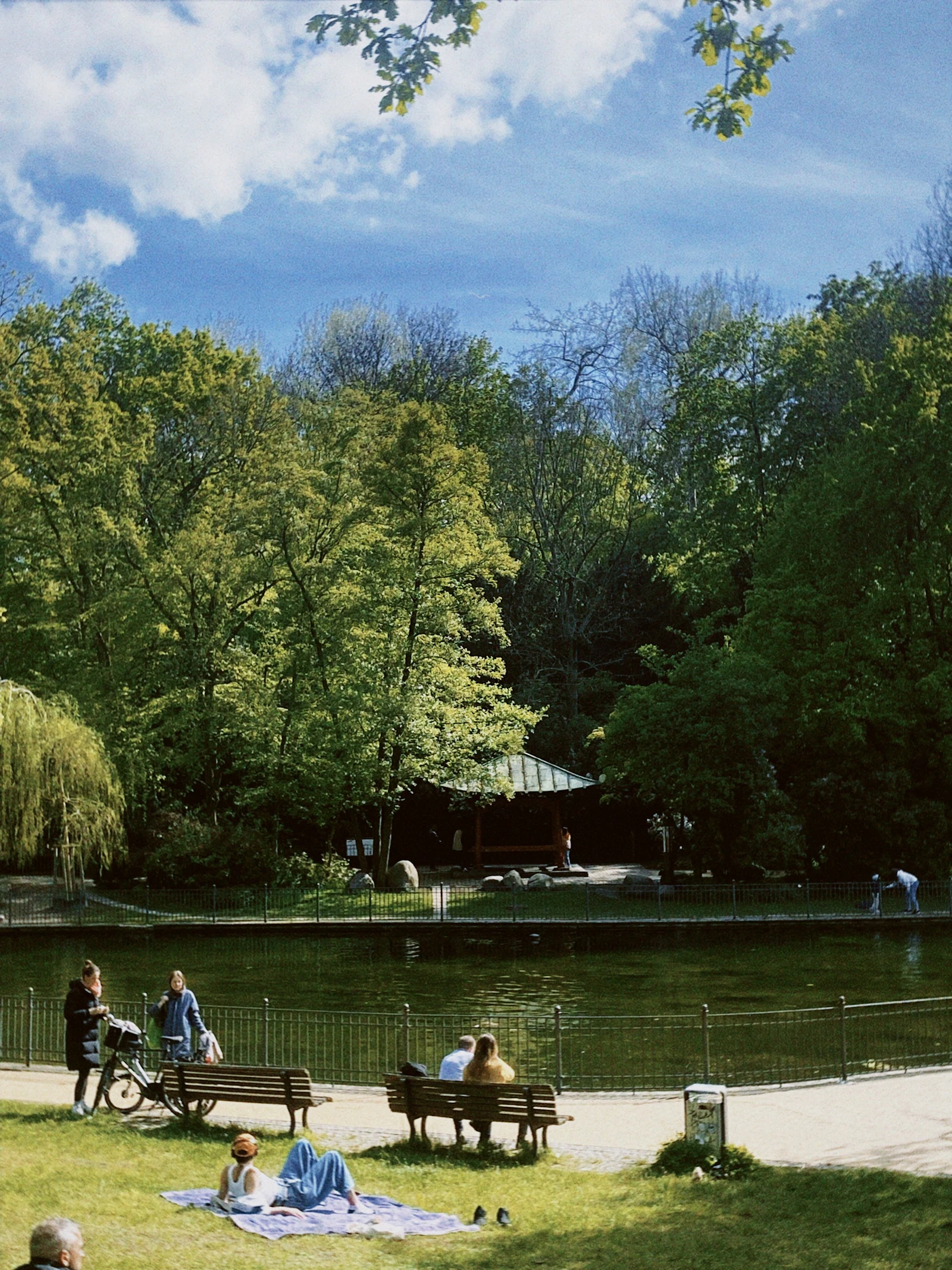 Berlin neighborhood park scene for local hobby communities in Berlin