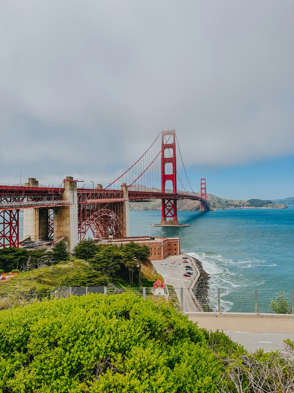 Uma vista da ponte Golden Gate em São Francisco