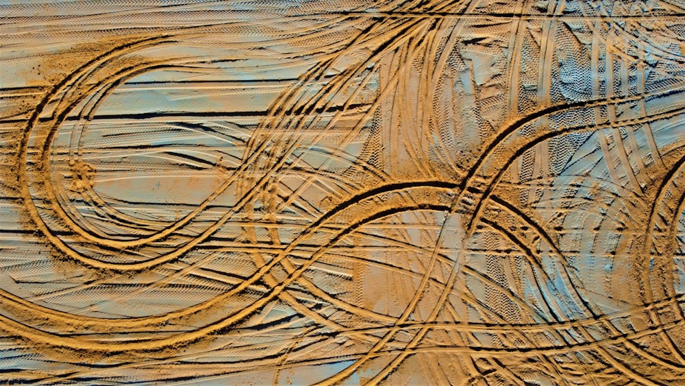 a close up of a piece of wood with lines drawn on it