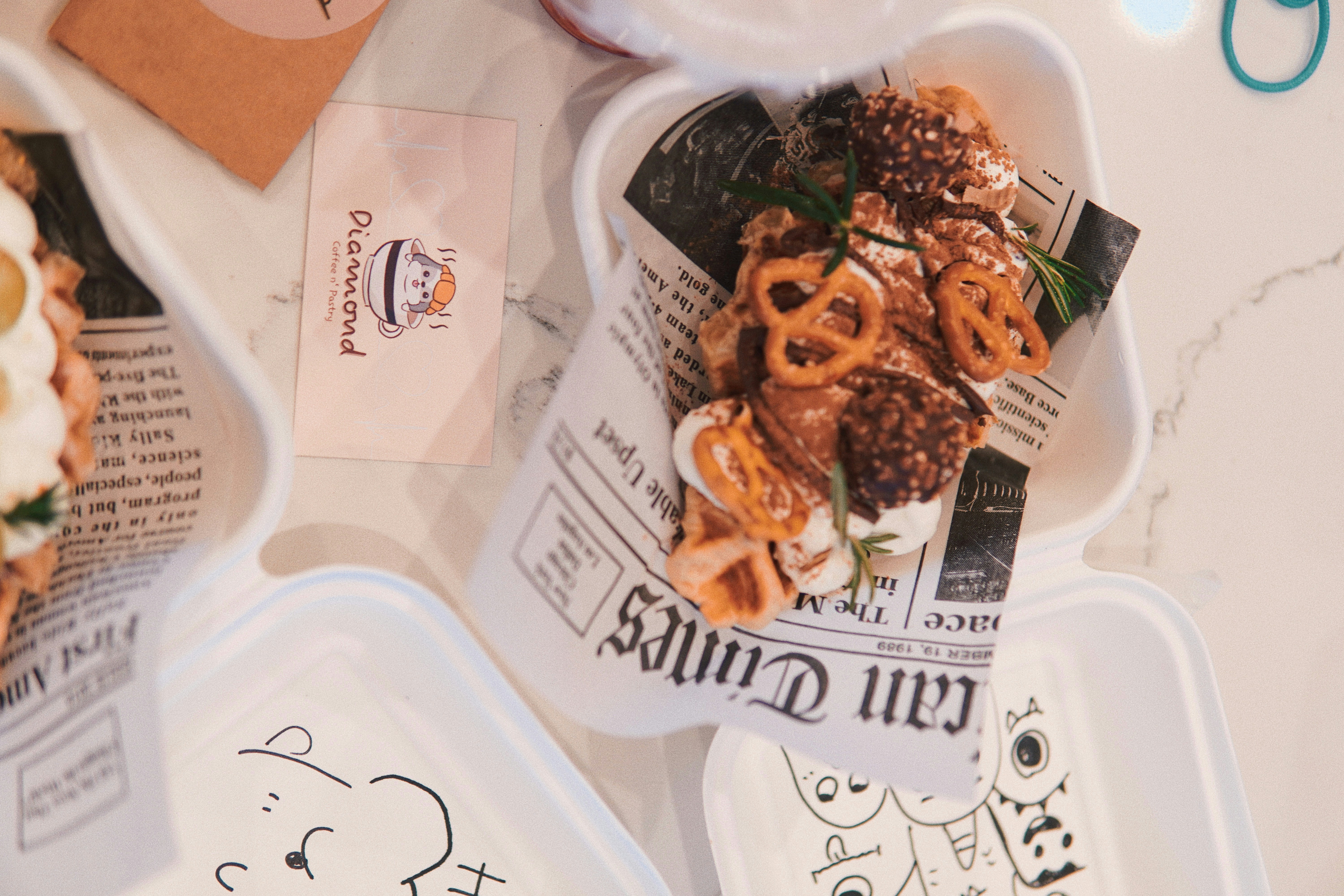 a close up of a plate of food on a table