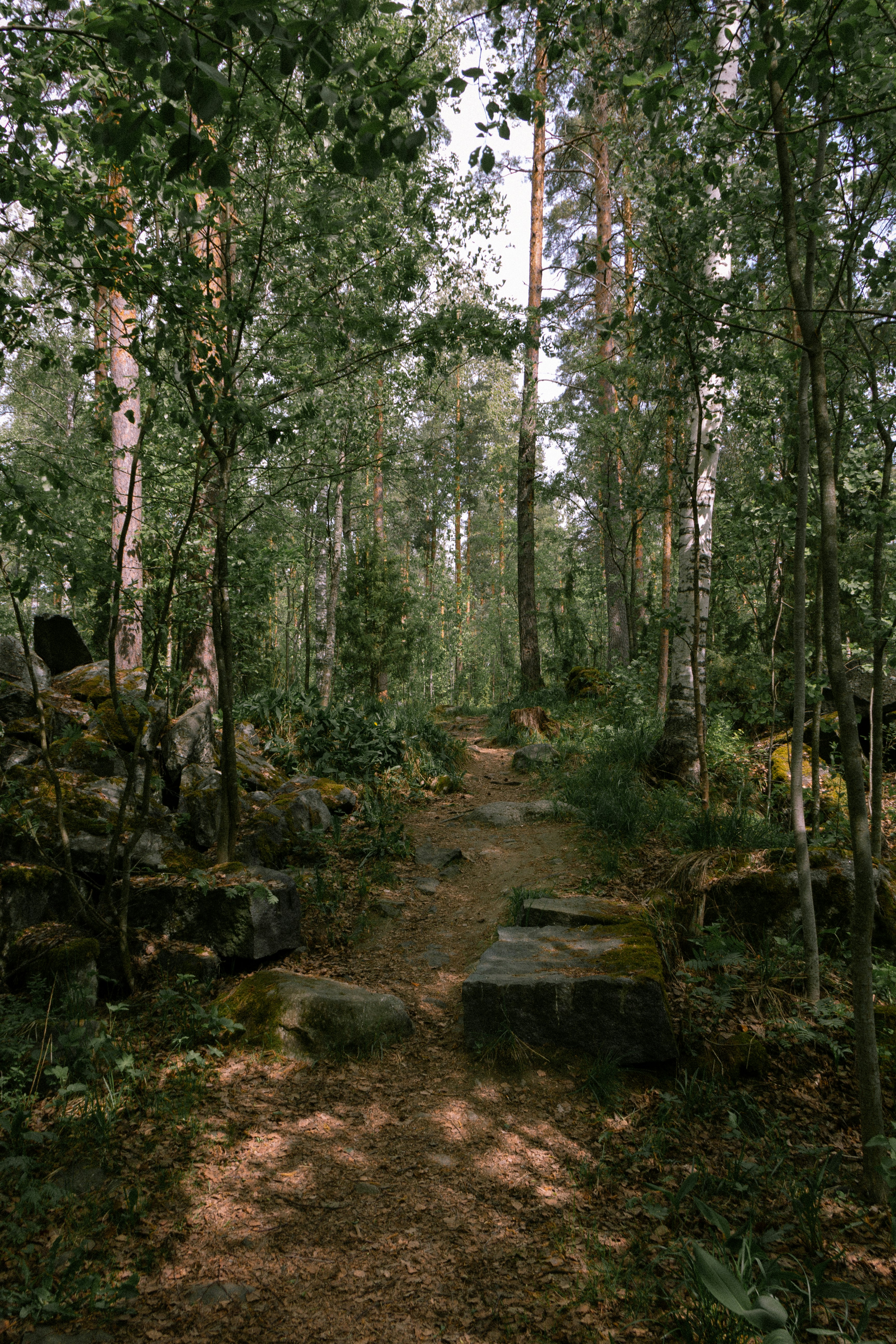 Hiking trails and natural landscapes on Vrångö