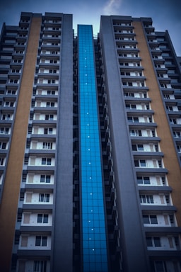 Architectural blueprint of a joint venture apartment project.