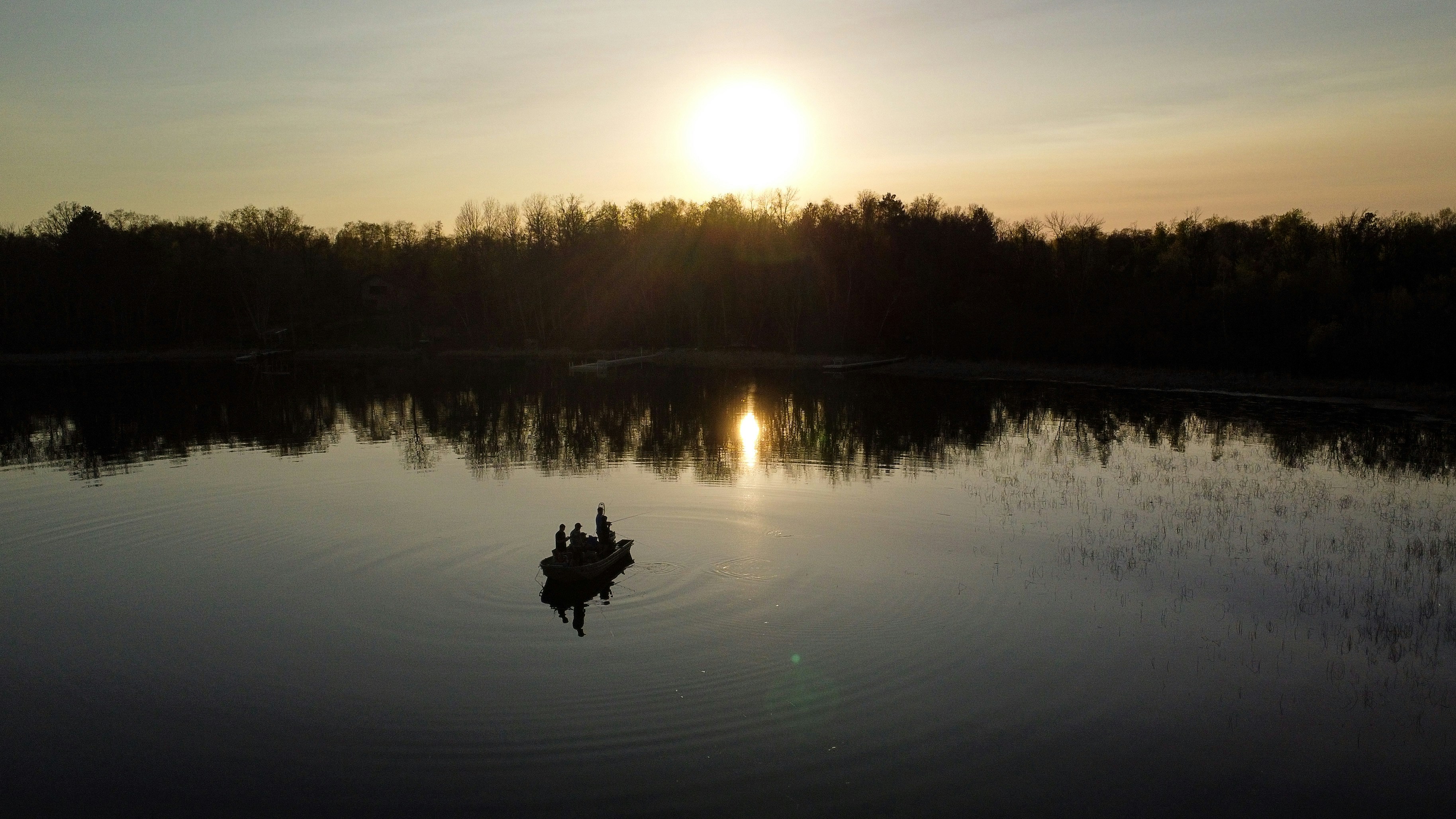 Fishing Drone Shot MN