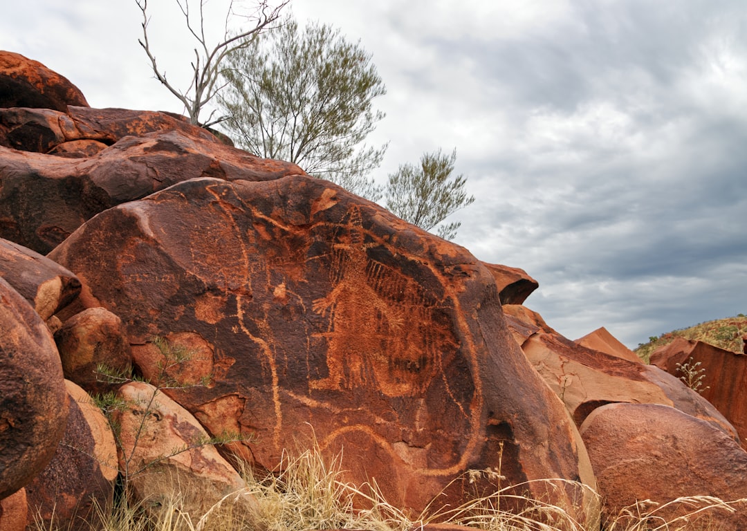 Aboriginal rock art Photo by René Riegal