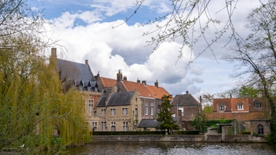 Scenic view of Enghien, Belgium, showing its charming streets and historic buildings.