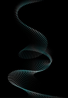a computer generated image of a curved curve