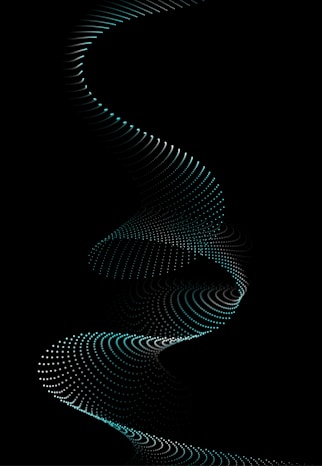 a computer generated image of a curved curve